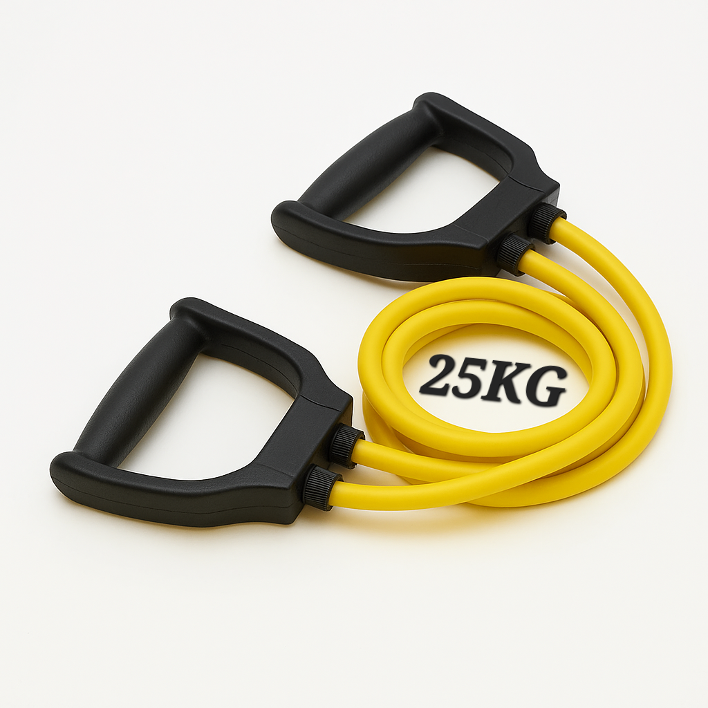 25kg Resistance Tube for Workout | Heavy Toning Tube for Home Gym | Exercise Band for Men & Women | Strength Training, Weight Loss, Full Body Fitness