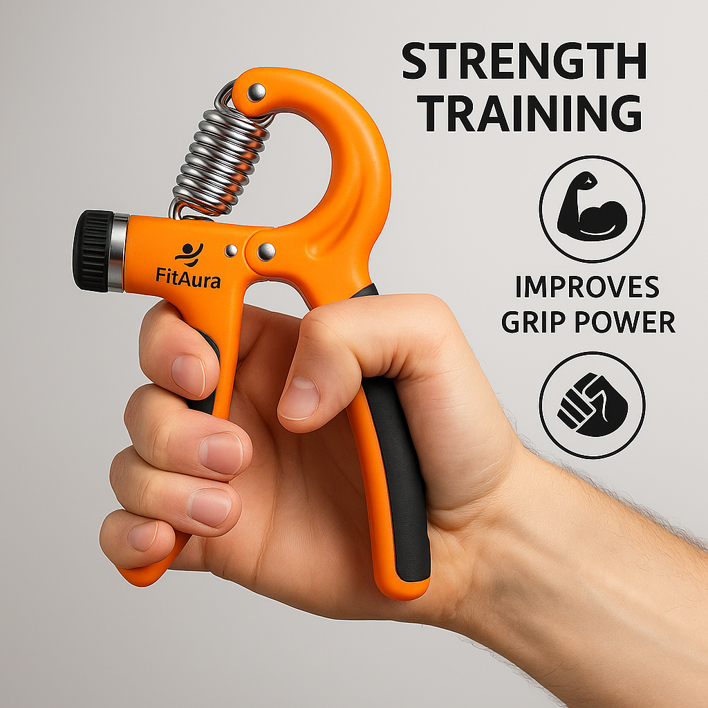Adjustable Hand Gripper 5–60kg | Strength Trainer for Home & Gym Use Hand Grip/Fitness Grip