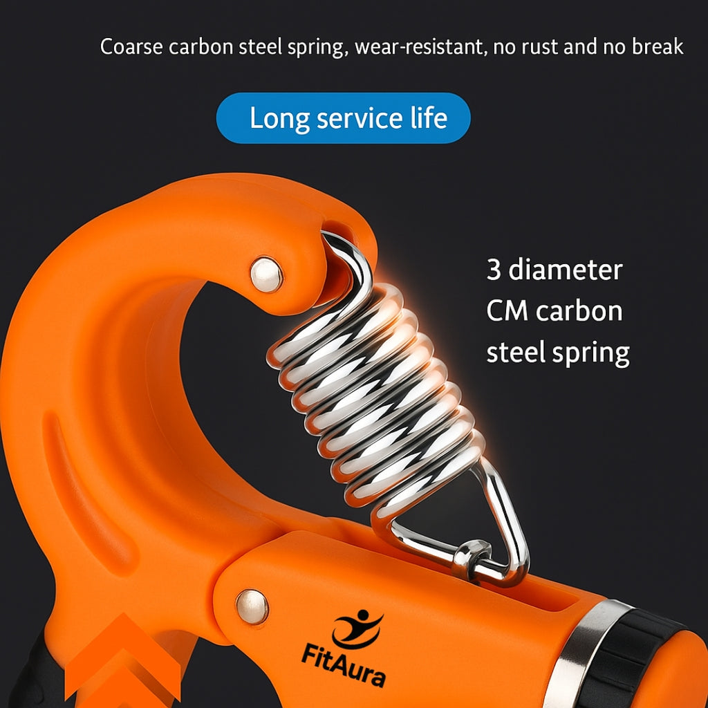Adjustable Hand Gripper 5–60kg | Strength Trainer for Home & Gym Use Hand Grip/Fitness Grip