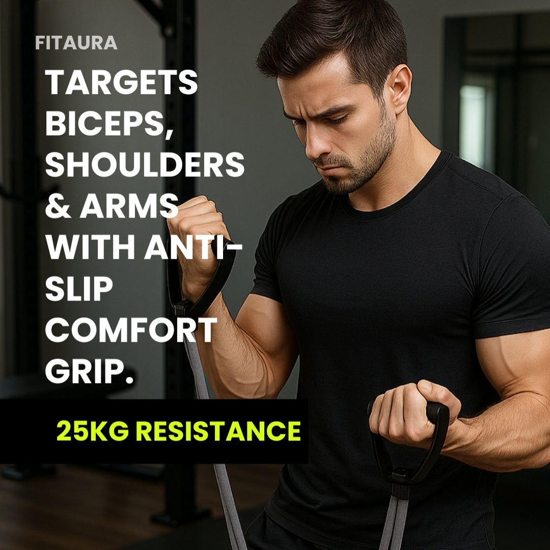 Heavy Resistance 25kg Toning Band for Full Body Workout – Ideal for Strength Training, Muscle Toning, Home Gym & Fitness Exercise for Men & Women